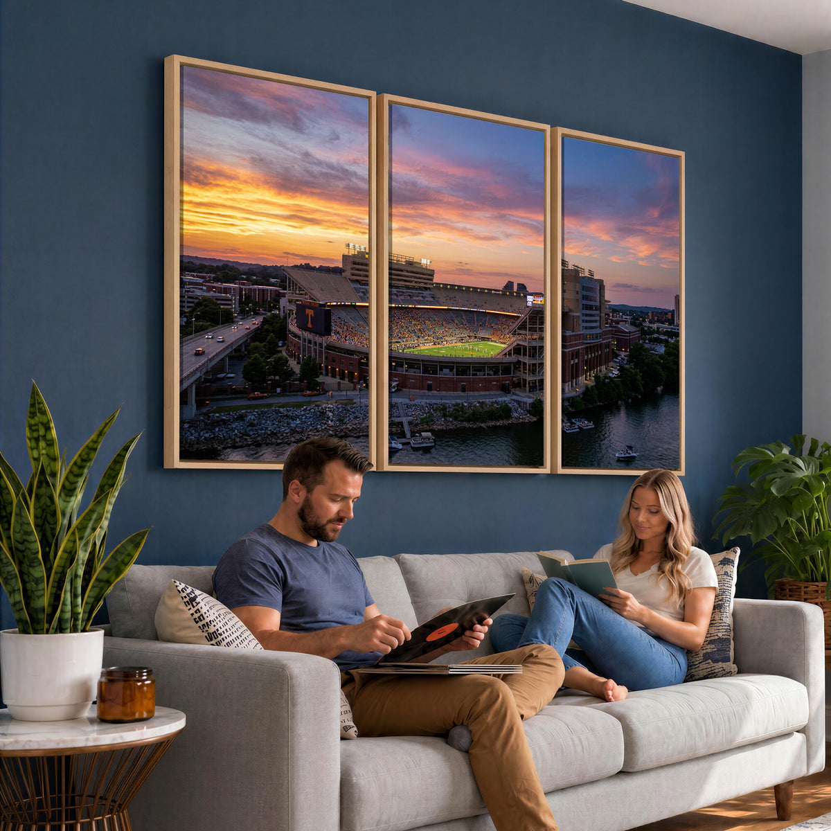 61093642-MGV-CV-36X24 - Stadium Wall Art Canvas Print