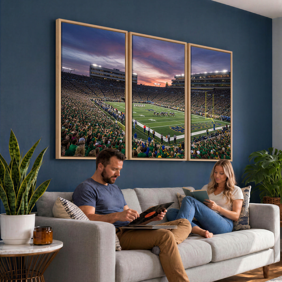 34836892-MGV-CV-36X24 - Stadium Wall Art Canvas Print