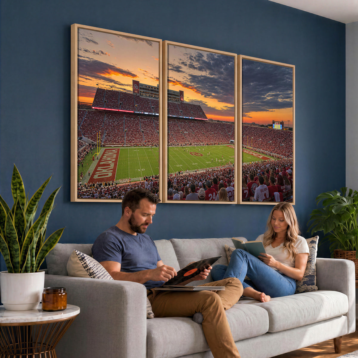 75444407-MGV-CV-36X24 - Stadium Wall Art Canvas Print