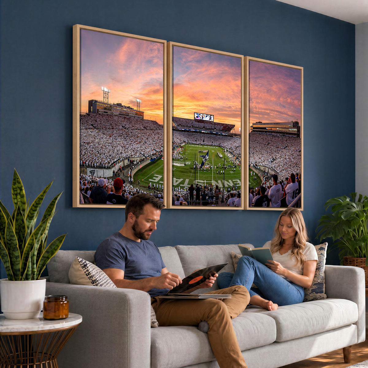 53161432-MGV-CV-36X24 - Stadium Wall Art Canvas Print