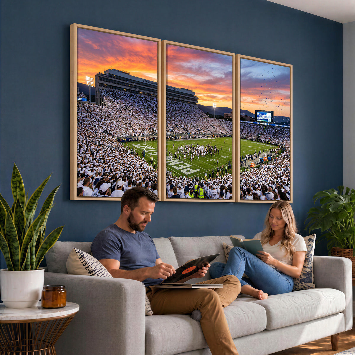 37057330-MGV-CV-36X24 - Stadium Wall Art Canvas Print