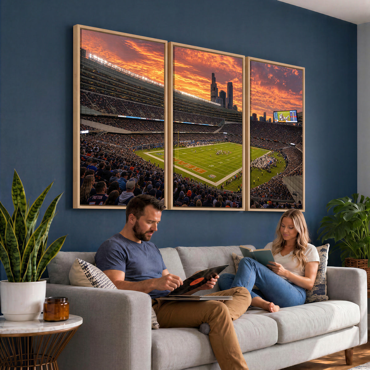 25159364-MGV-CV-36X24 - Stadium Wall Art Canvas Print