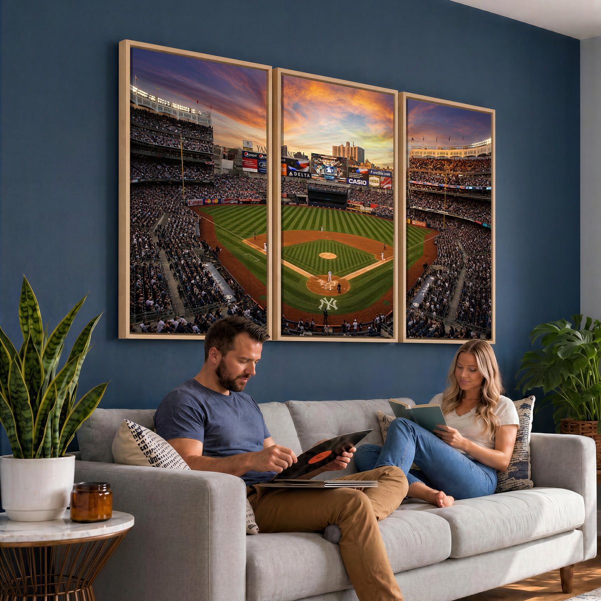 71157927-MGV-CV-36X24 - Stadium Wall Art Canvas Print