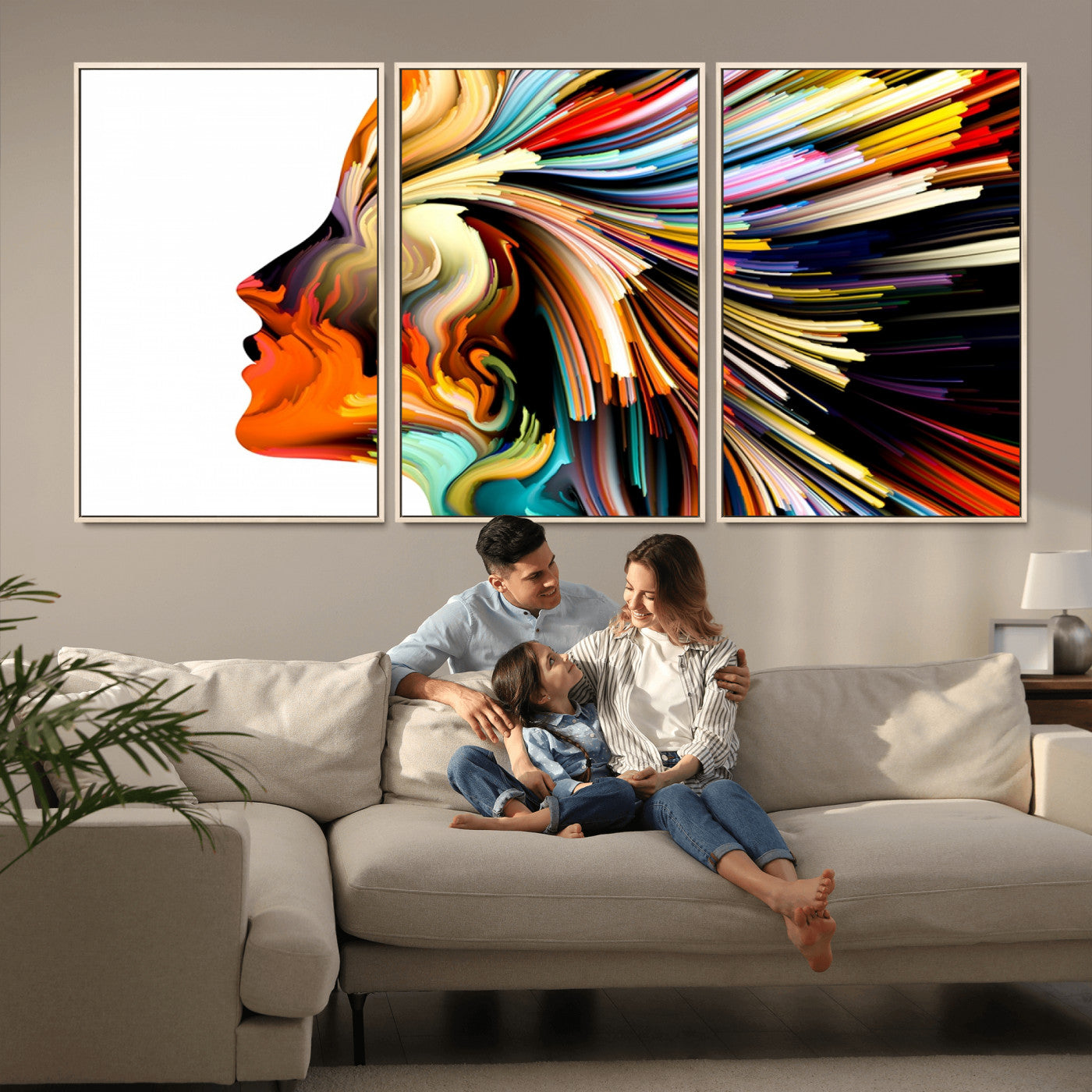 -Profile Colors Canvas Print