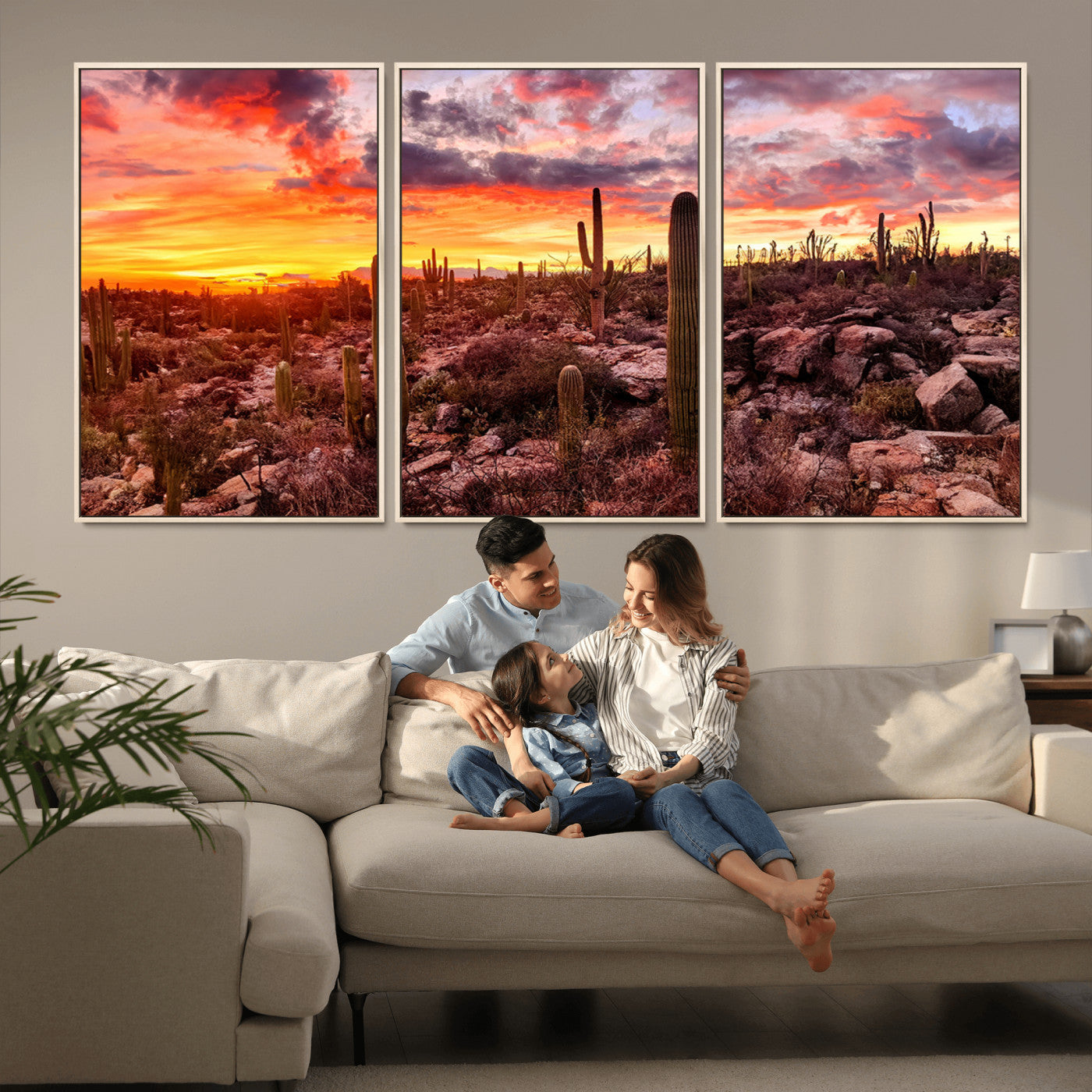 -Arizona Desert Print, Western Cowboy Wall Art Print