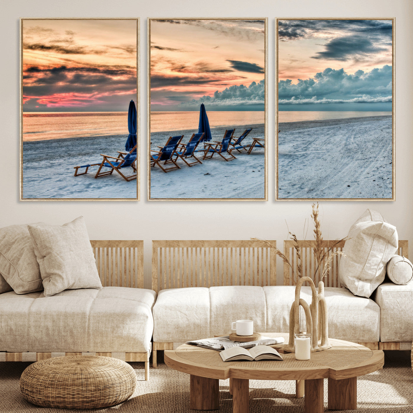 17237006-MGV-CV-36X24 - Serene Gulf Solitude Wall Art Canvas Print