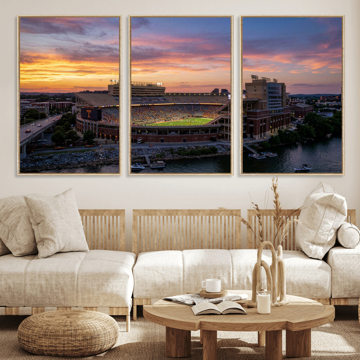 61093642-MGV-CV-36X24 - Stadium Wall Art Canvas Print