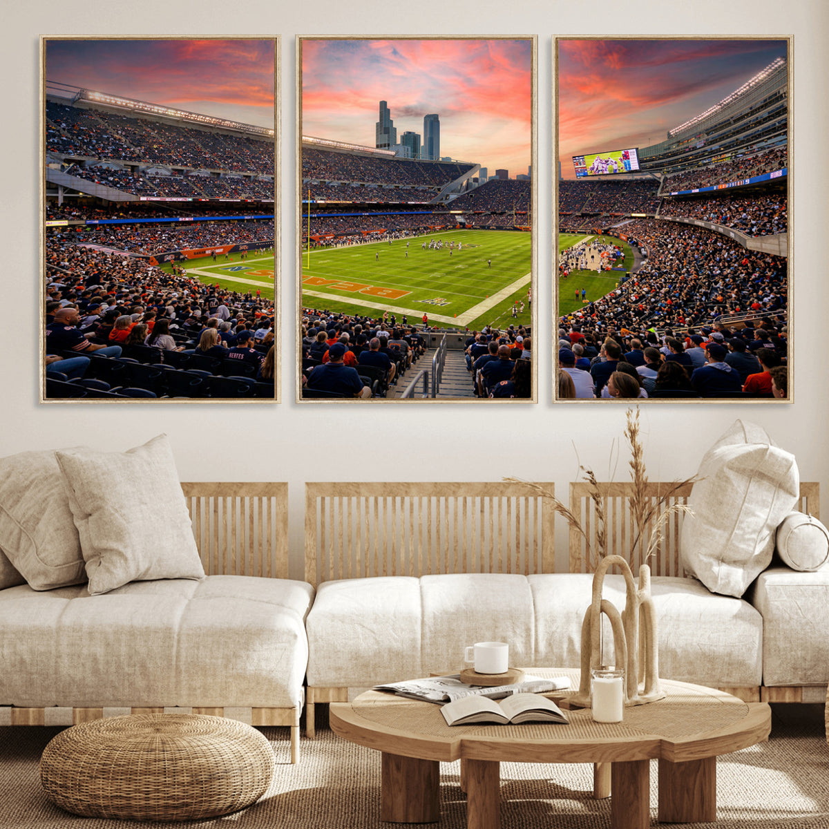 38873544-MGV-CV-36X24 - Stadium Wall Art Canvas Print