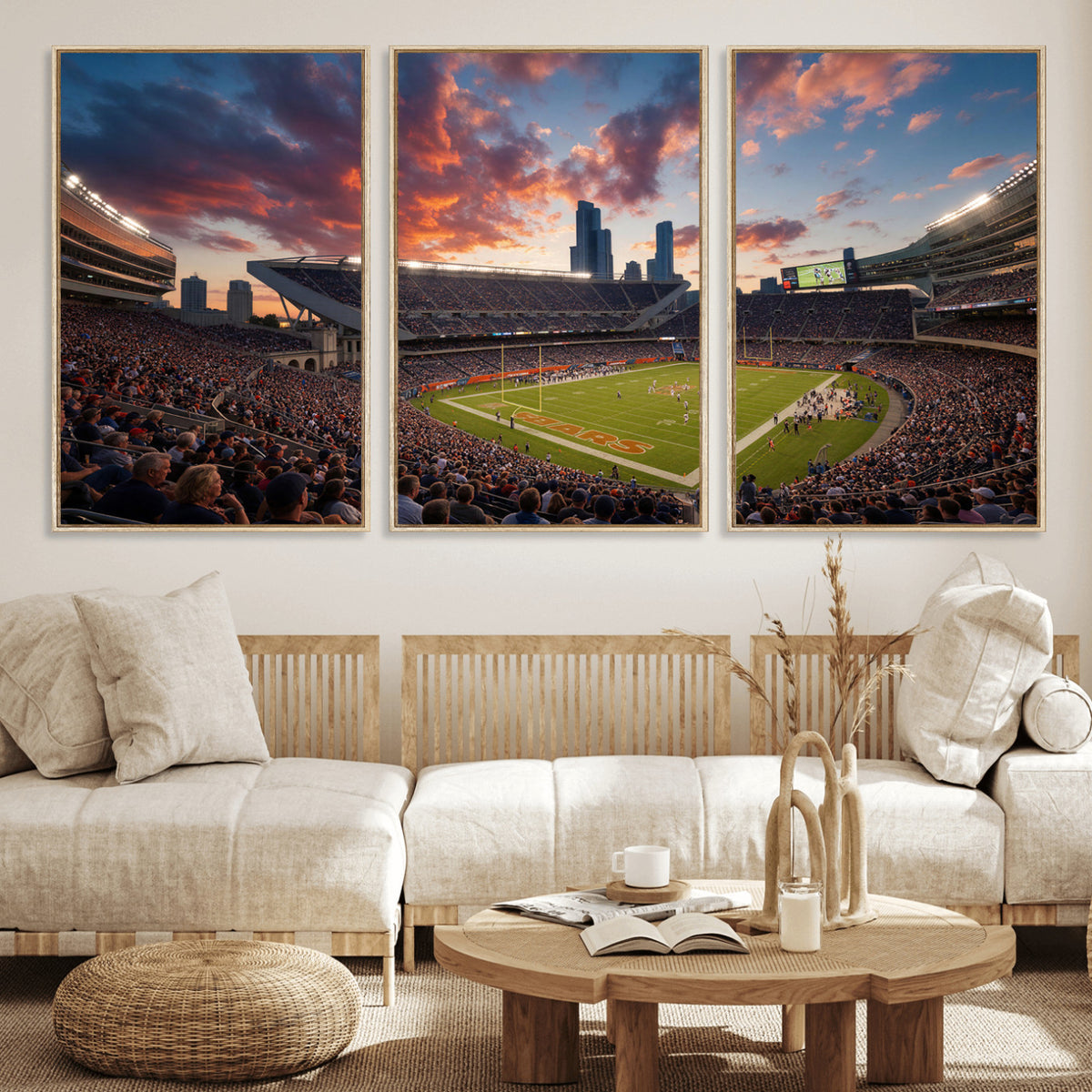 21104528-MGV-CV-36X24 - Stadium Wall Art Canvas Print
