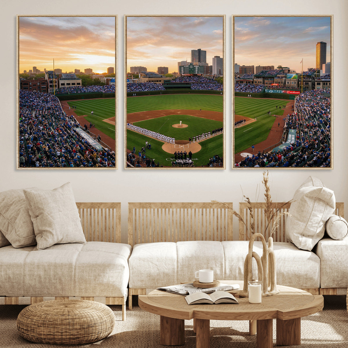 76885212-MGV-CV-36X24 - Stadium Wall Art Canvas Print