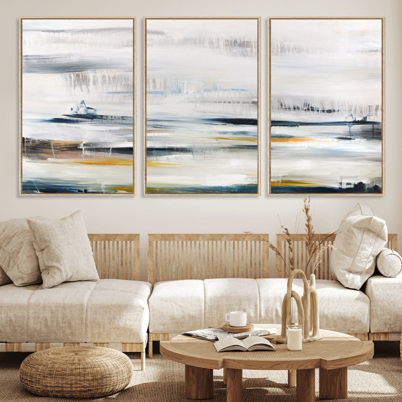 74932-MGV-CV-36X24-Soft Color Abstract Canvas Print