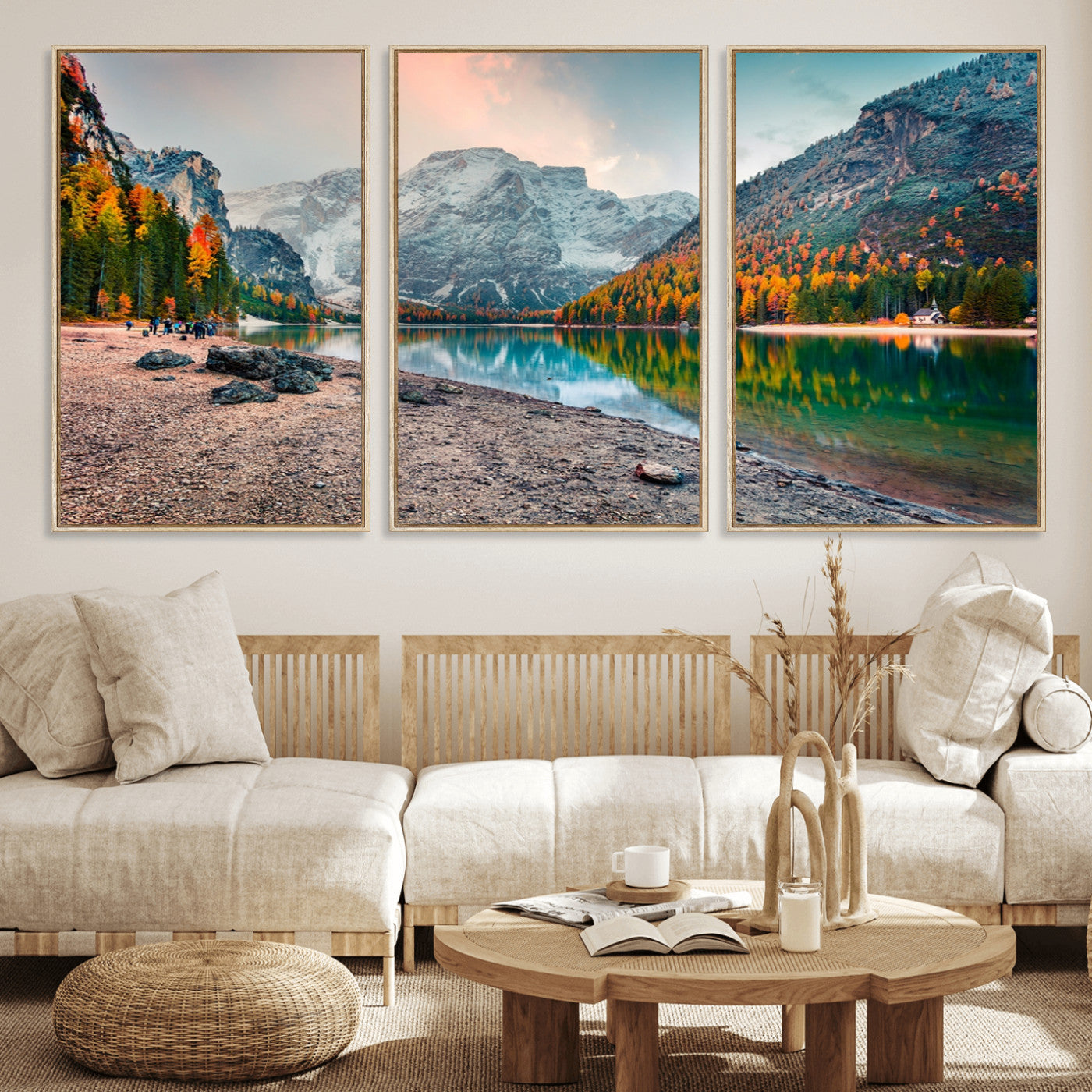 62475-MGV-FC-60X30-3P_Natural-Spectacular Autumn Wall Art Canvas Print