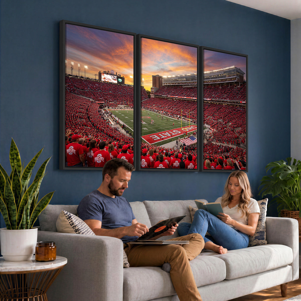 73119077-MGV-CV-36X24 - Stadium Wall Art Canvas Print