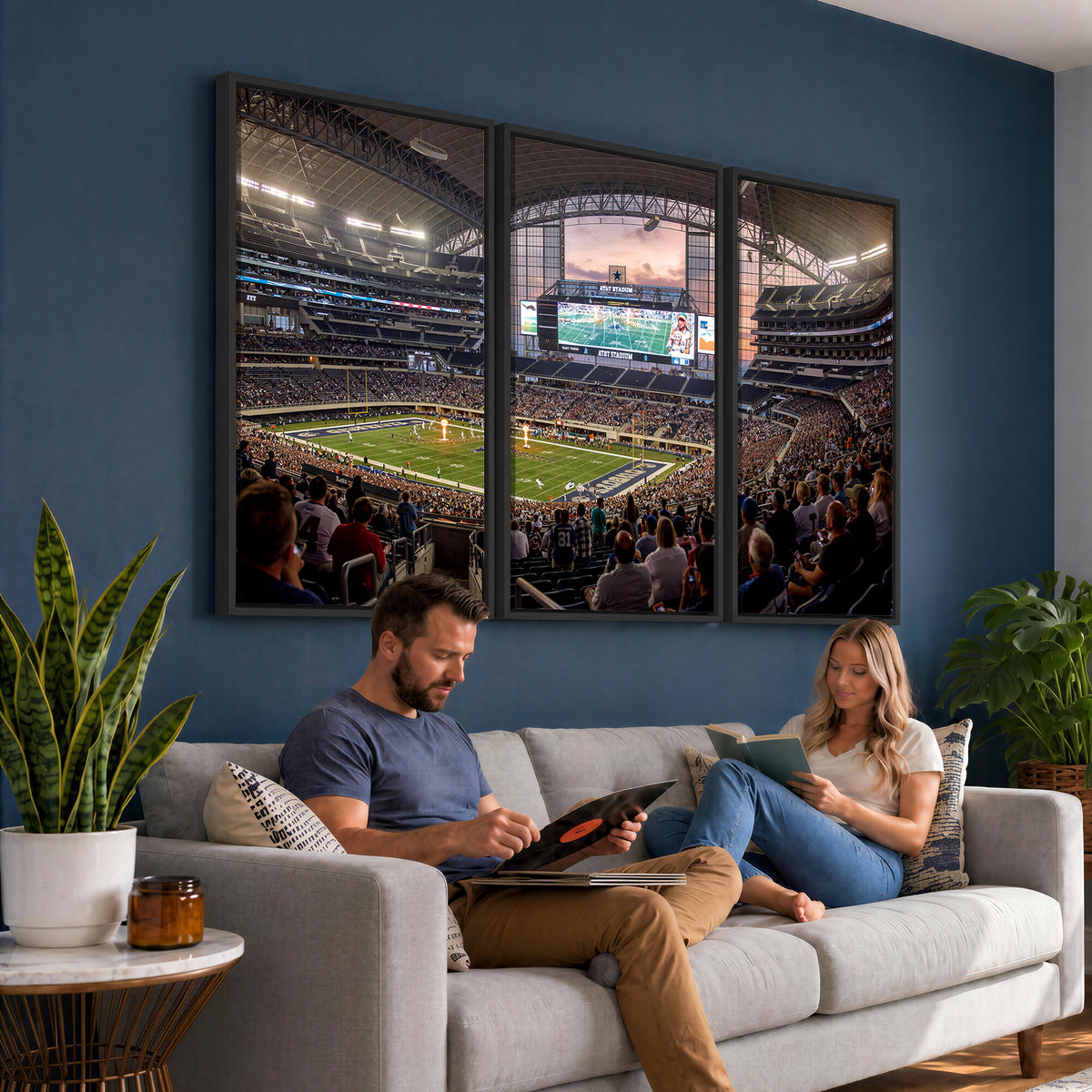 61524160-MGV-CV-36X24 - Stadium Wall Art Canvas Print