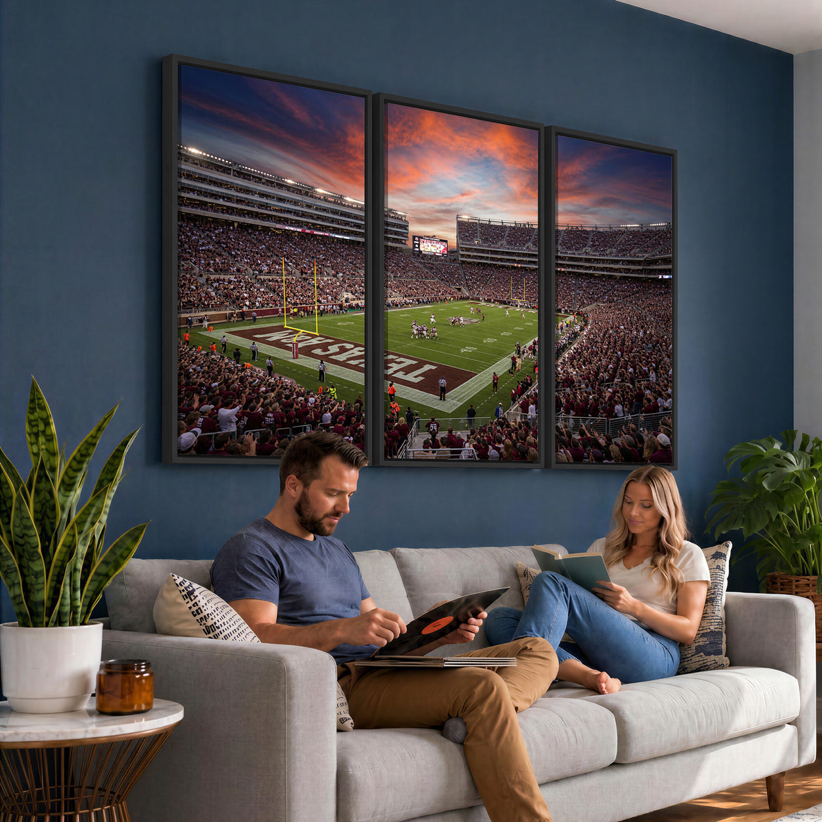 44328991-MGV-CV-36X24 - Stadium Wall Art Canvas Print
