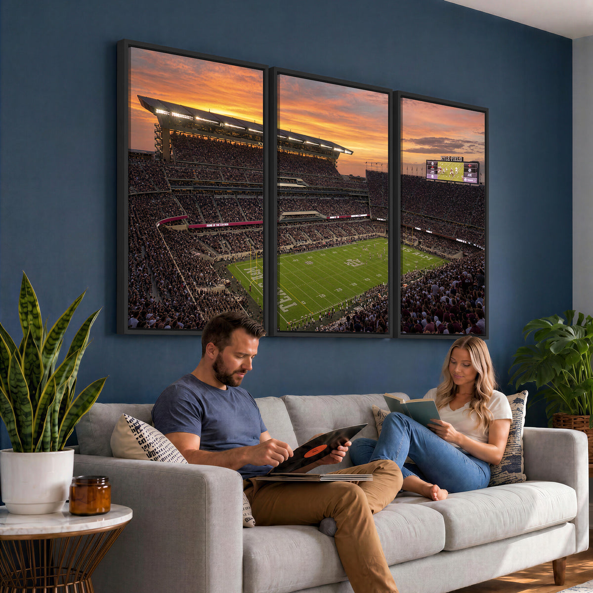 77401853-MGV-CV-36X24 - Stadium Wall Art Canvas Print