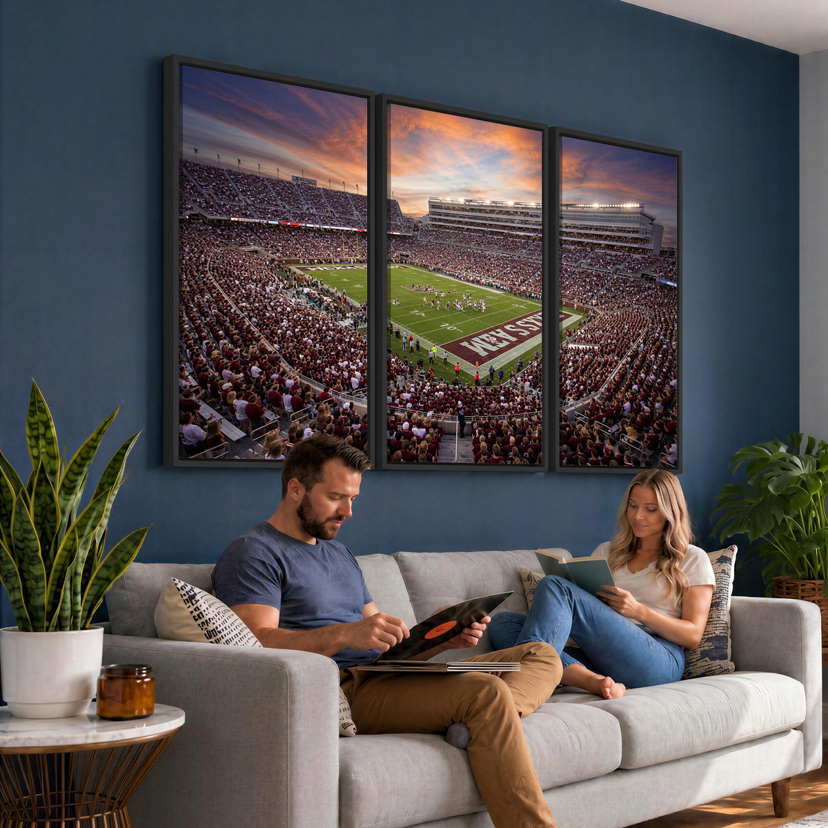66624578-MGV-CV-36X24 - Stadium Wall Art Canvas Print