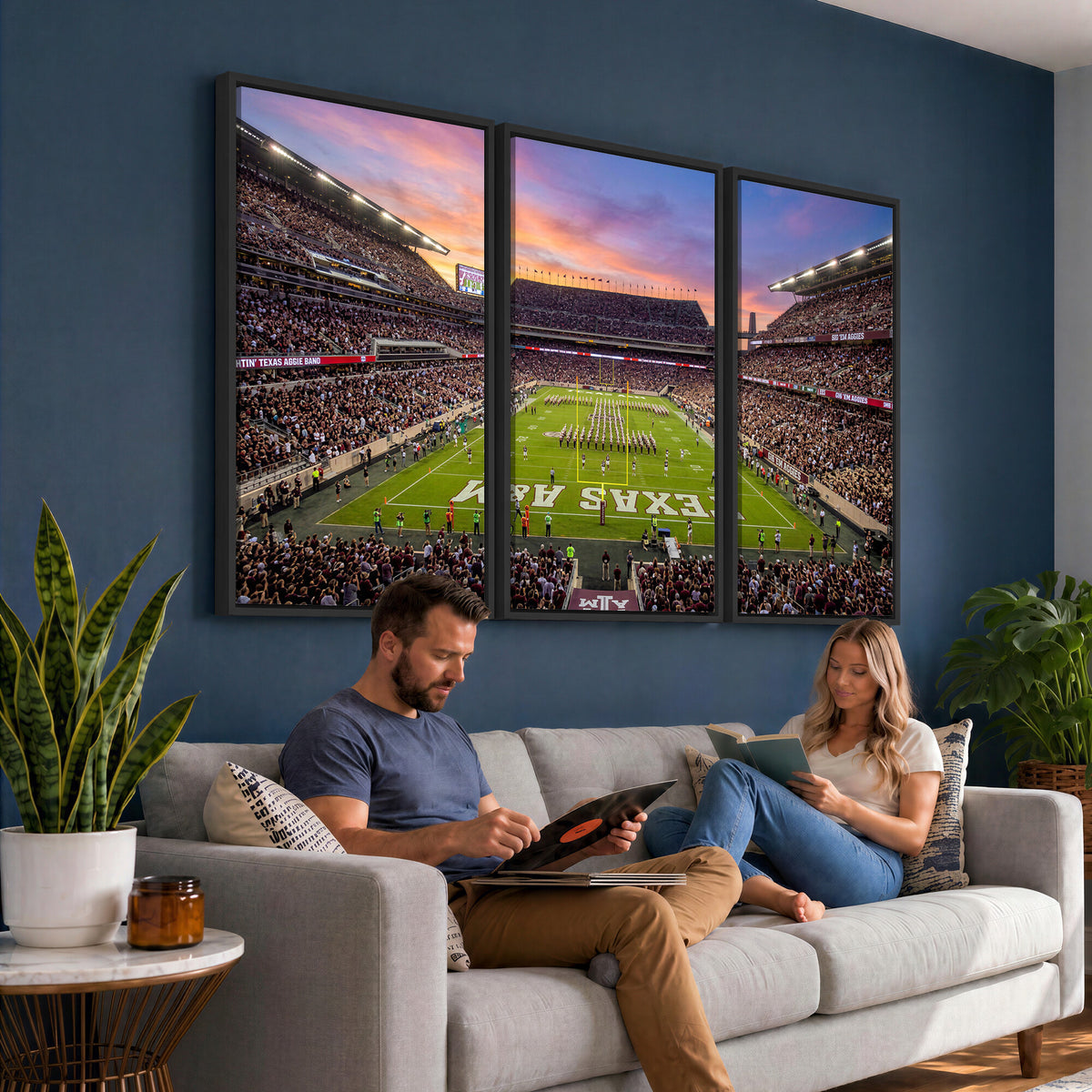 65952219-MGV-CV-36X24 - Stadium Wall Art Canvas Print