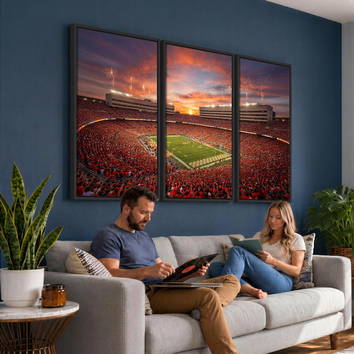 66964685-MGV-CV-36X24 - Stadium Wall Art Canvas Print