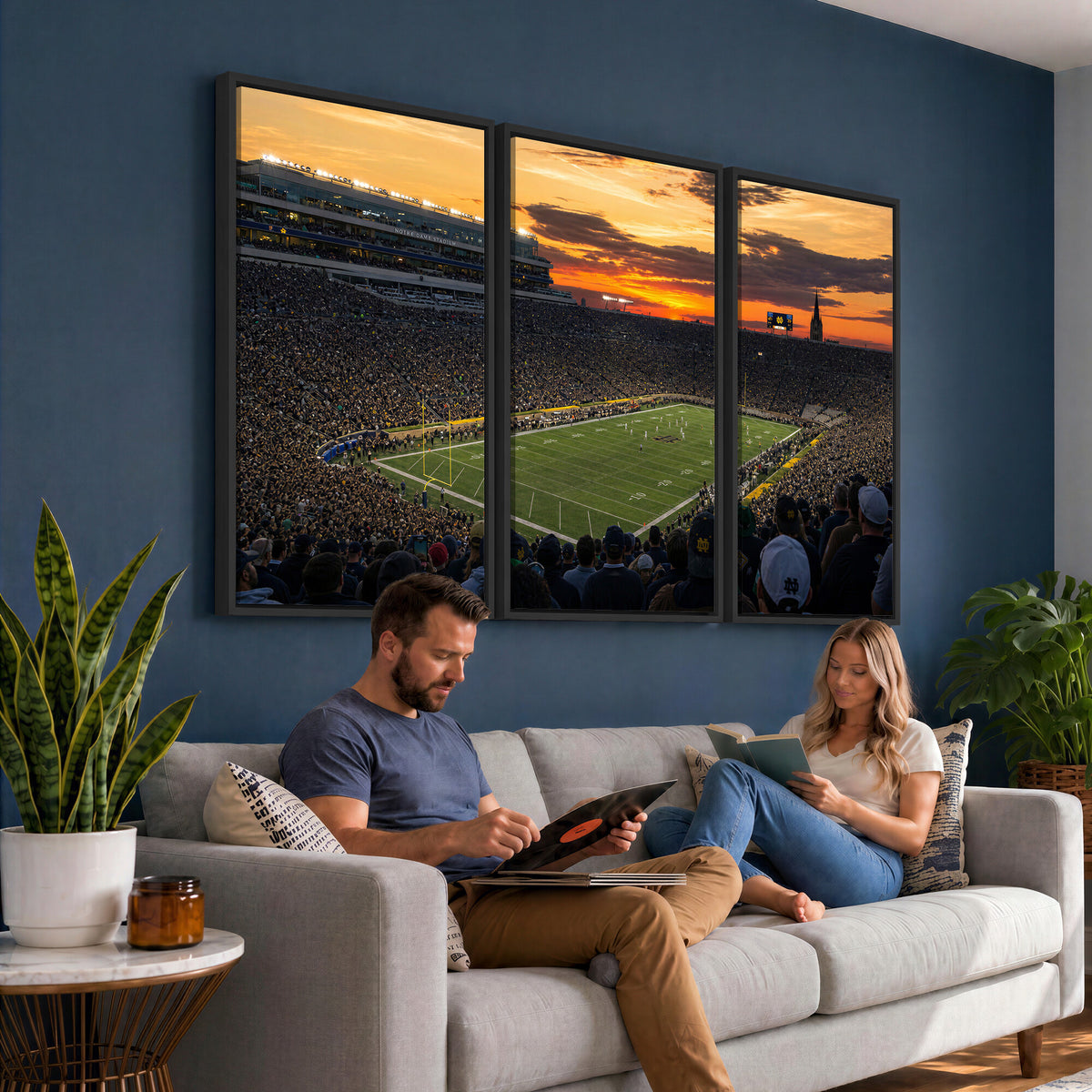 73585402-MGV-CV-36X24 - Stadium Wall Art Canvas Print