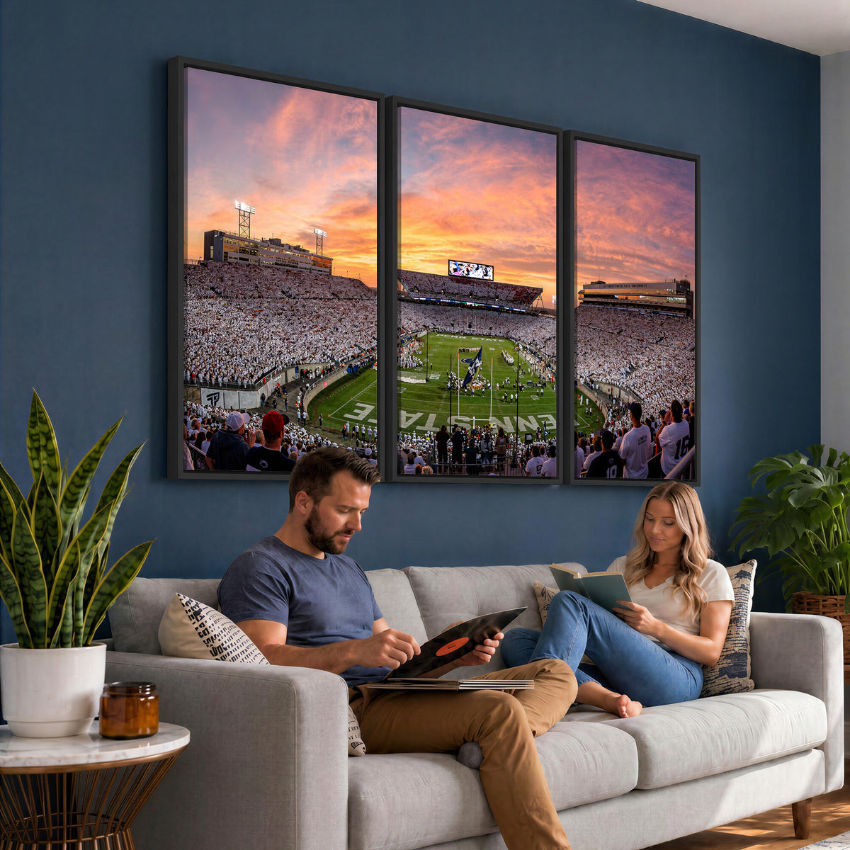53161432-MGV-CV-36X24 - Stadium Wall Art Canvas Print