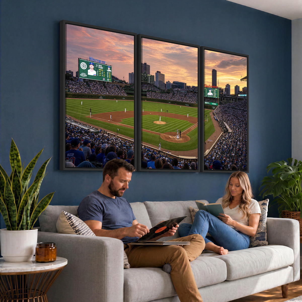 41641466-MGV-CV-36X24 - Stadium Wall Art Canvas Print