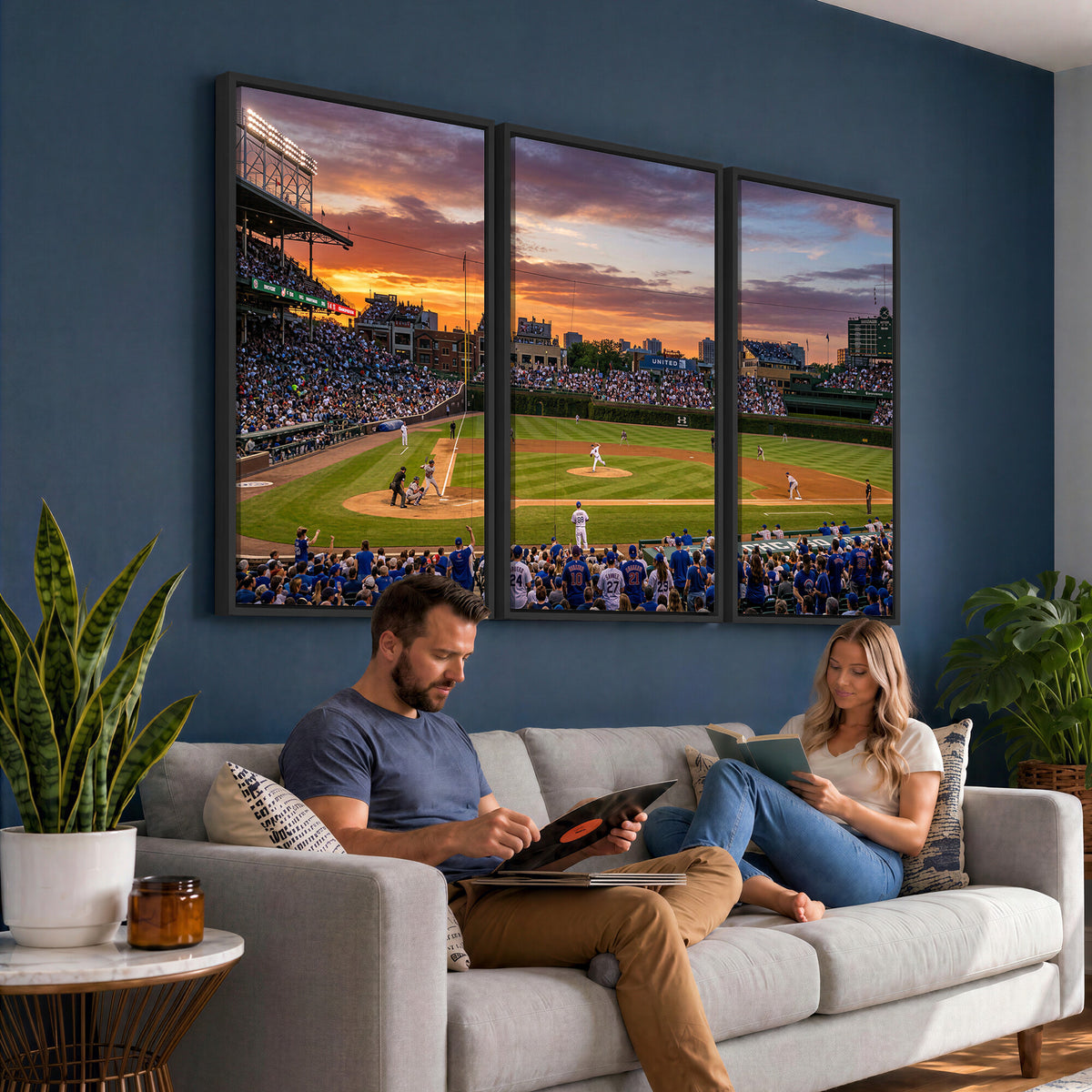 71103551-MGV-CV-36X24 - Stadium Wall Art Canvas Print