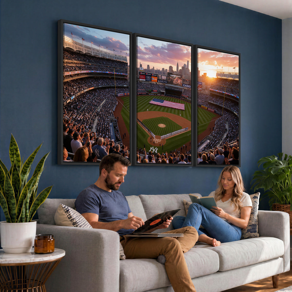 43632742-MGV-CV-36X24 - Stadium Wall Art Canvas Print