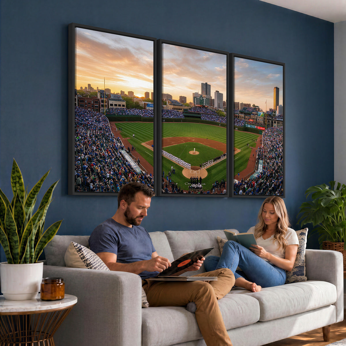 76885212-MGV-CV-36X24 - Stadium Wall Art Canvas Print