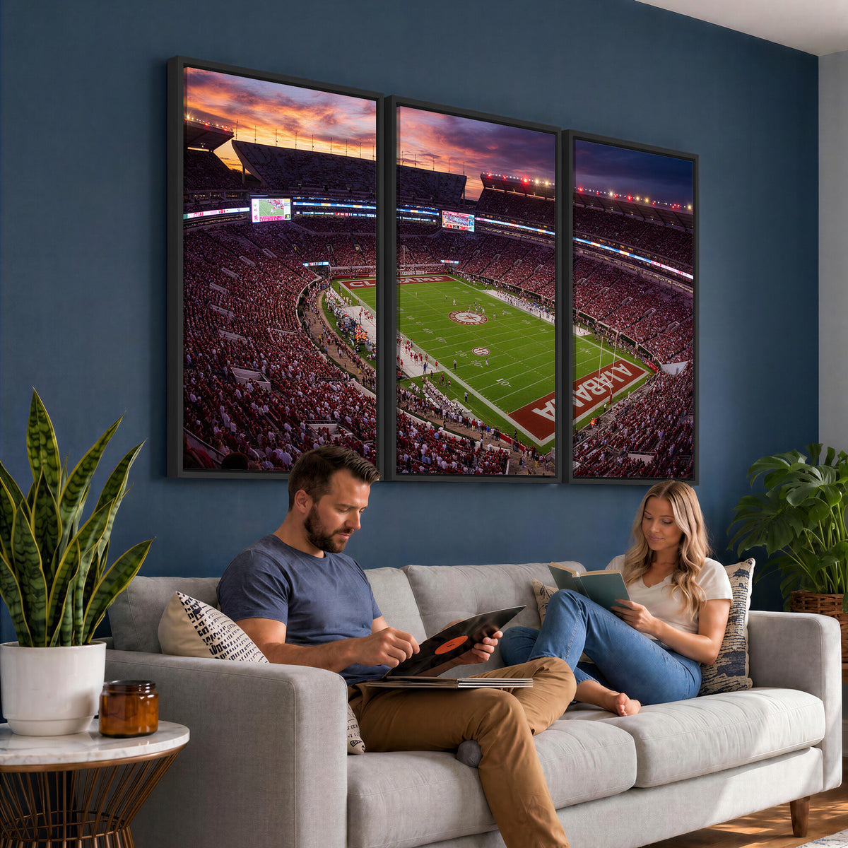 59537492-MGV-CV-36X24 - Stadium Wall Art Canvas Print