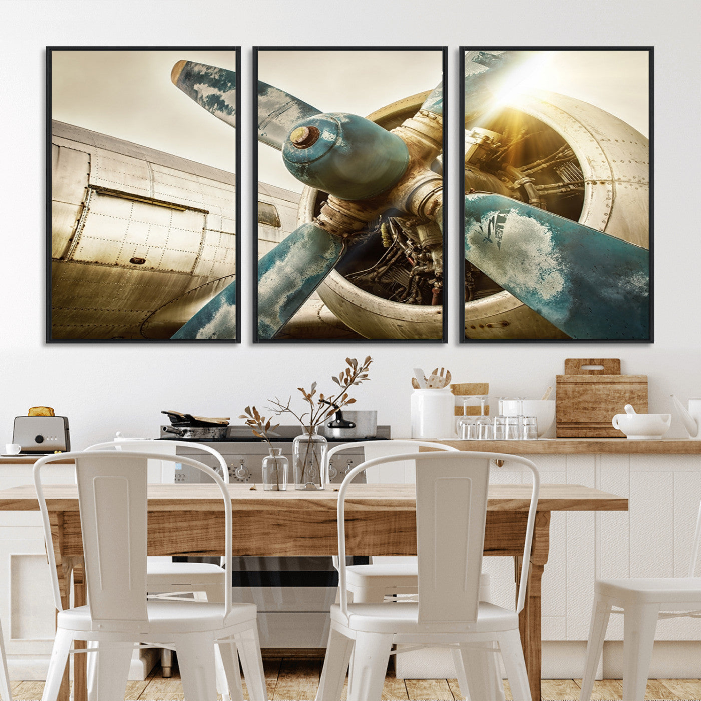 14106-MGV-CV-36X24-Vintage Airplane Canvas Print