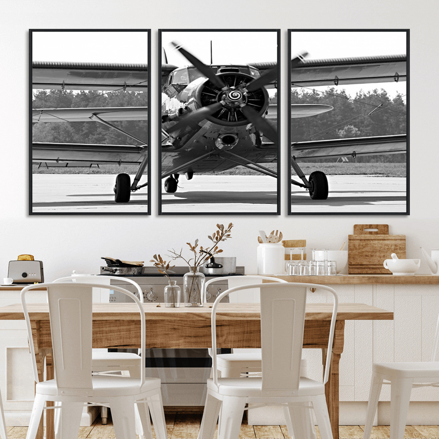 74816-MGV-CV-36X24-Wall Art Old War Plane Canvas Print