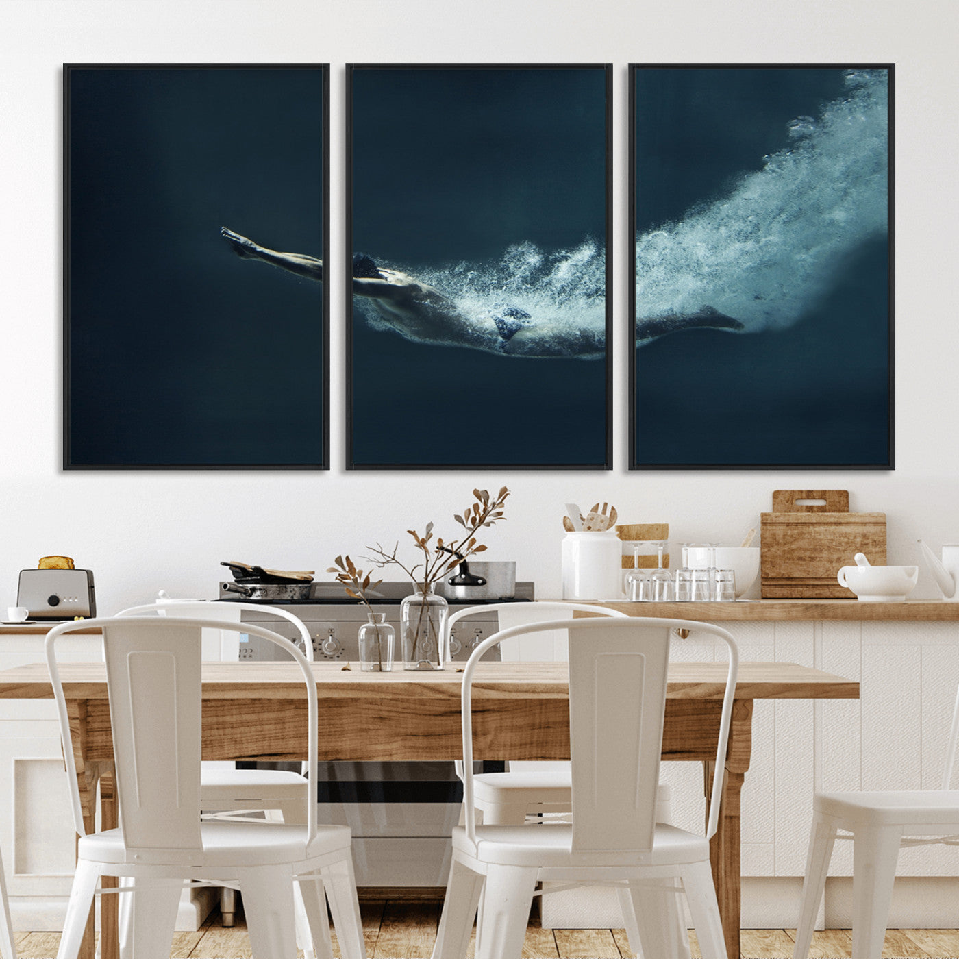 48463-MGV-CV-36X24-Swimmer Wall Art Canvas Print