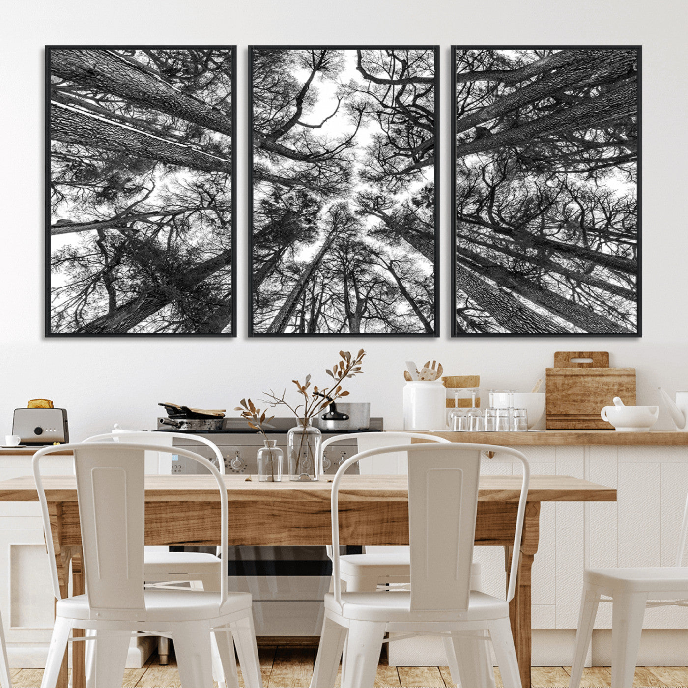 -Trees Contemporary Art Canvas Print