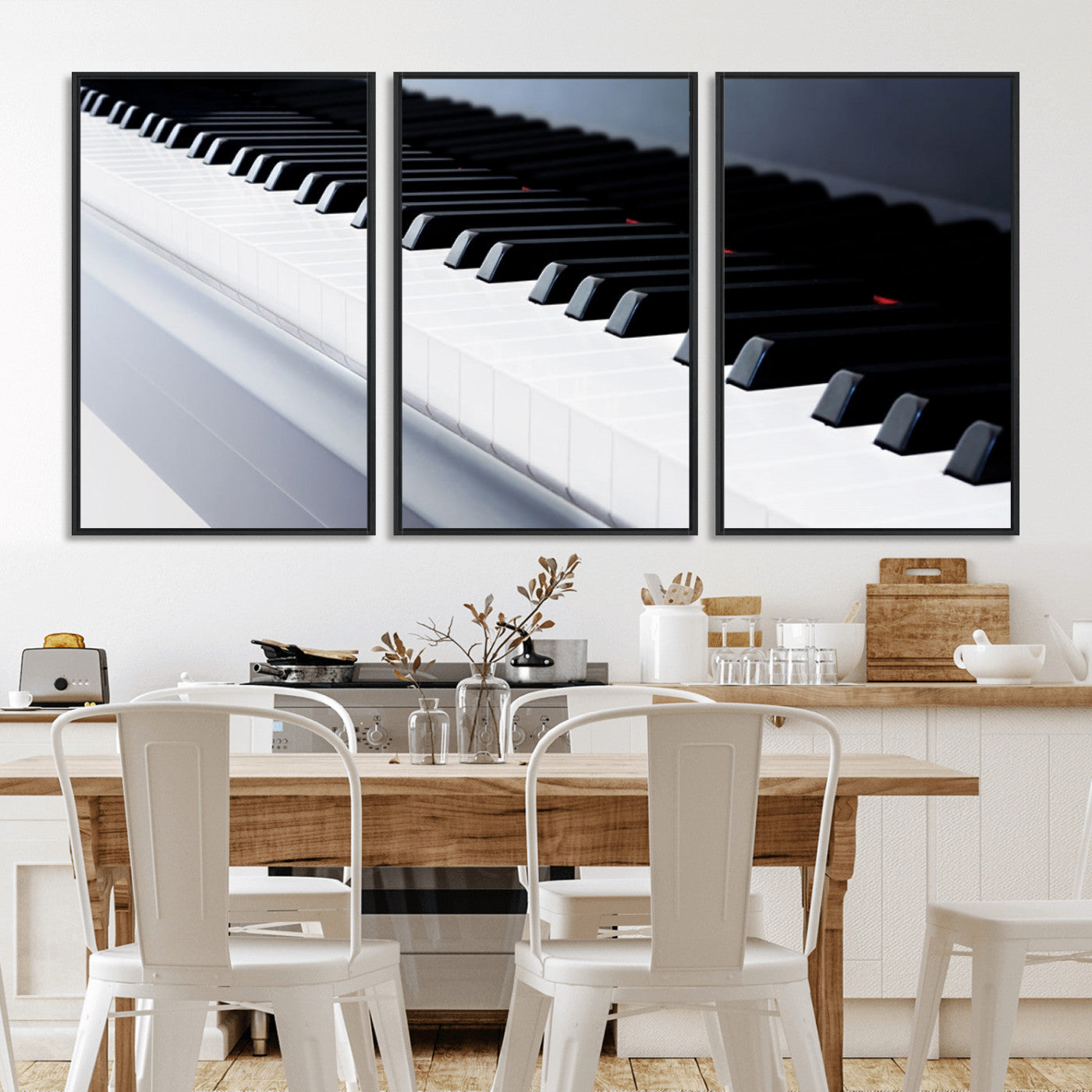 -Piano Artwork Canvas Wall Art Print