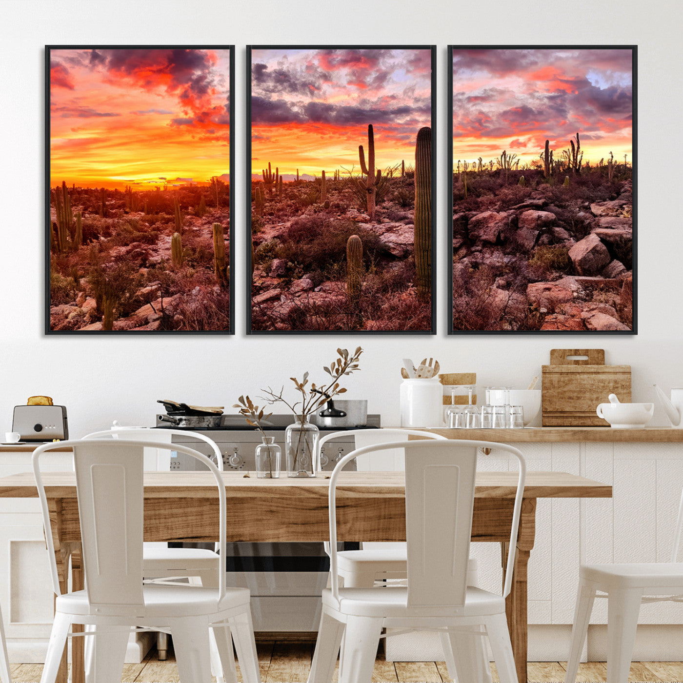 -Arizona Desert Print, Western Cowboy Wall Art Print