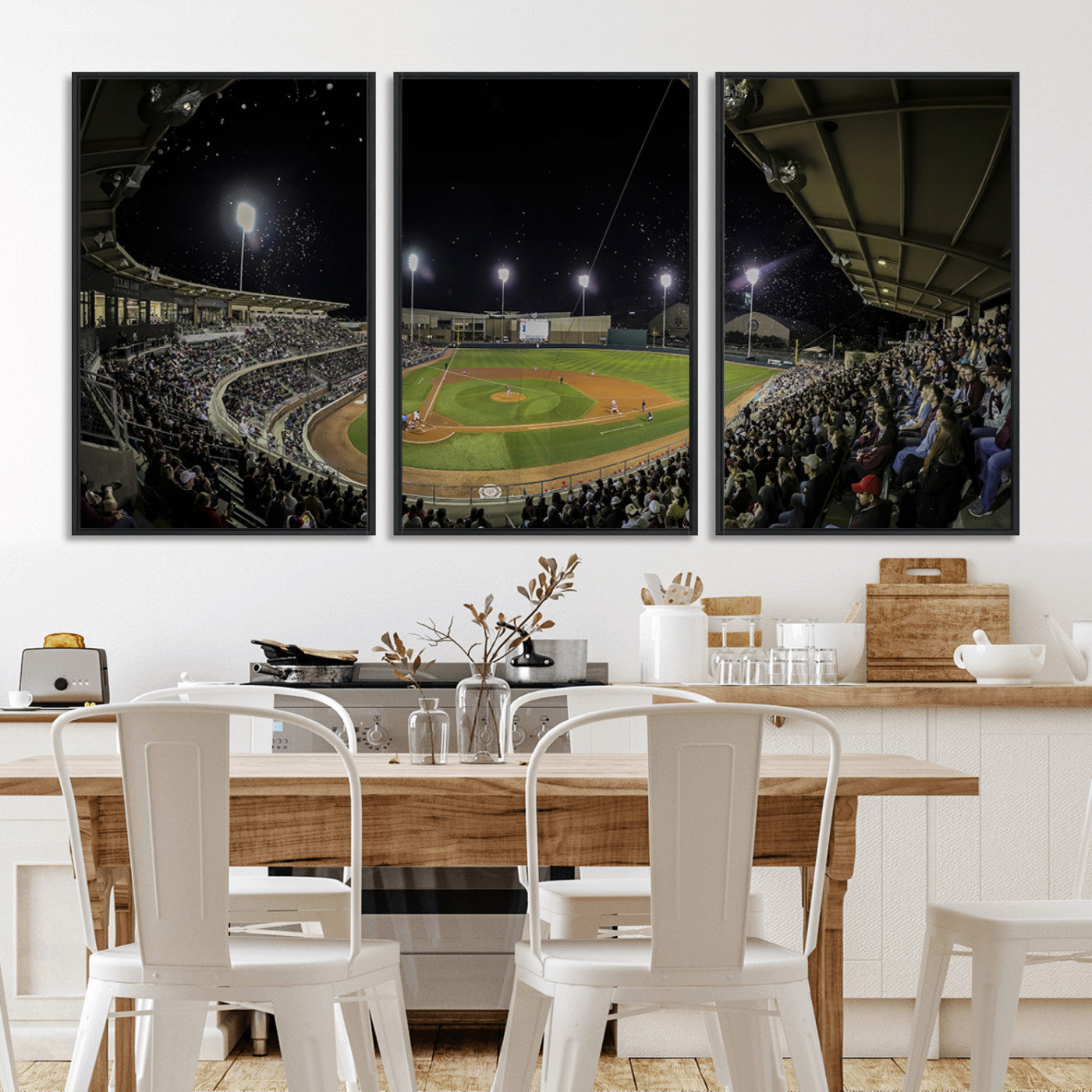 -Olsen Field at Blue Bell Park - Texas A&M Aggies Baseball Stadium Wall Art Canvas Print