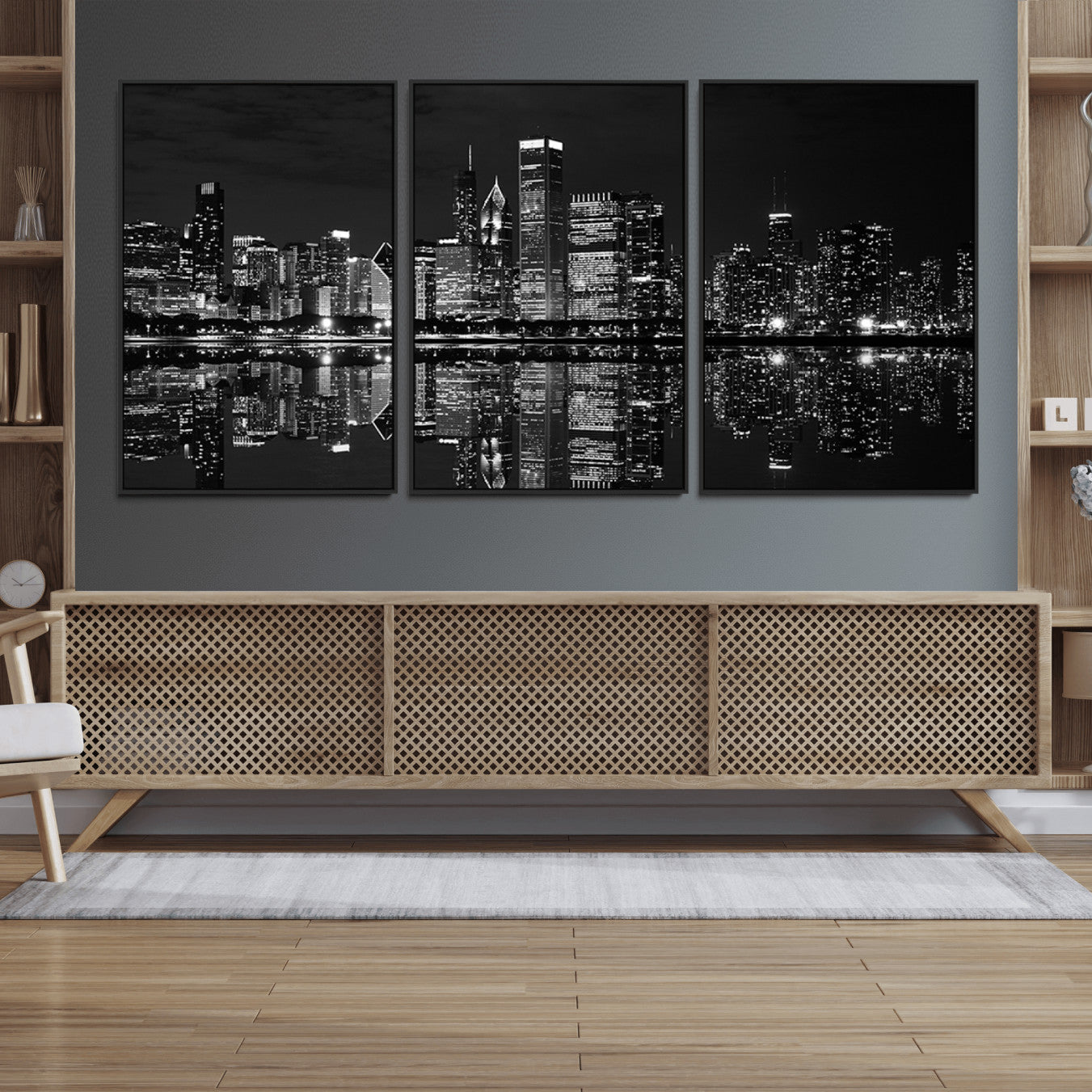 -Chicago Wall Art Canvas Print