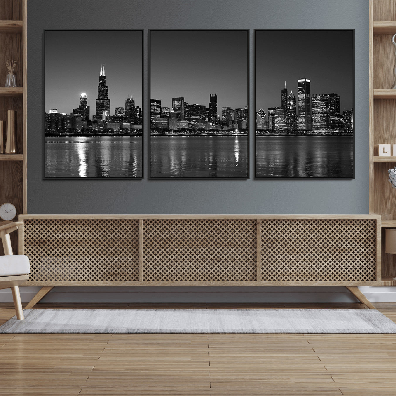 -Chicago Wall Art Canvas Print