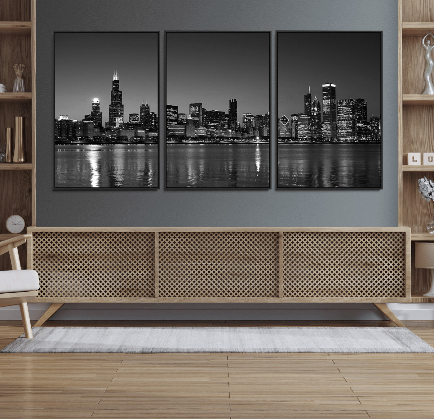 -Chicago Wall Art Canvas Print