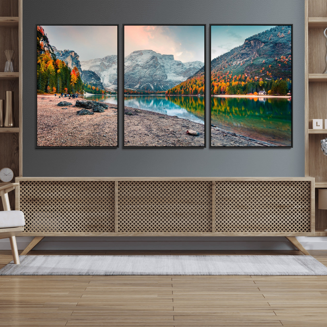 62475-MGV-FC-60X30-3P_Black-Spectacular Autumn Wall Art Canvas Print