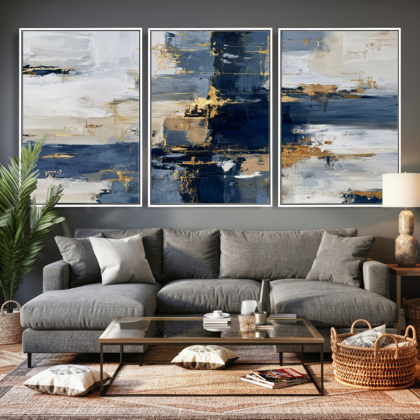 57128767-MGV-CV-36X24 - Abstract Wall Art Canvas Print