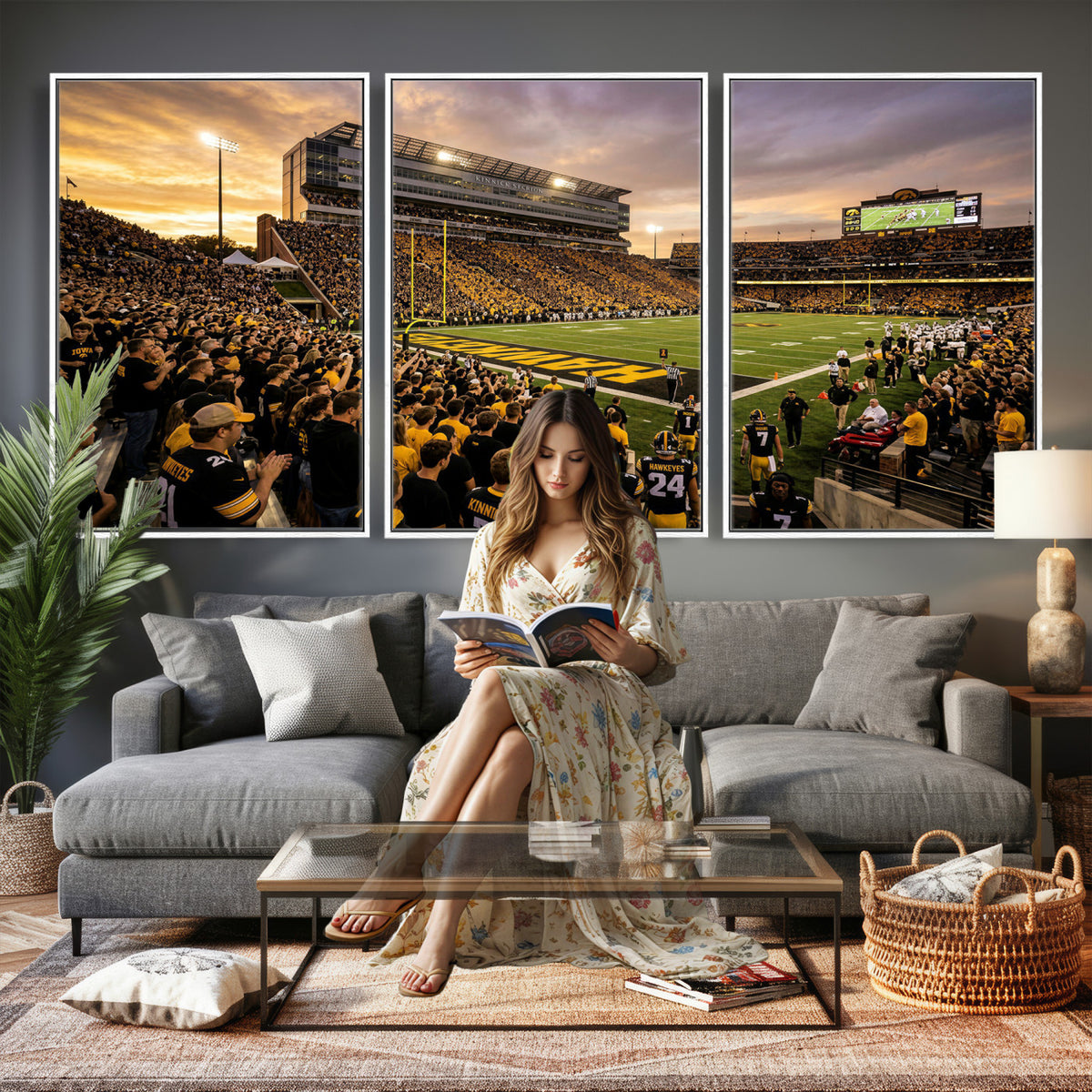 60847729-MGV-CV-36X24 - Stadium Wall Art Canvas Print