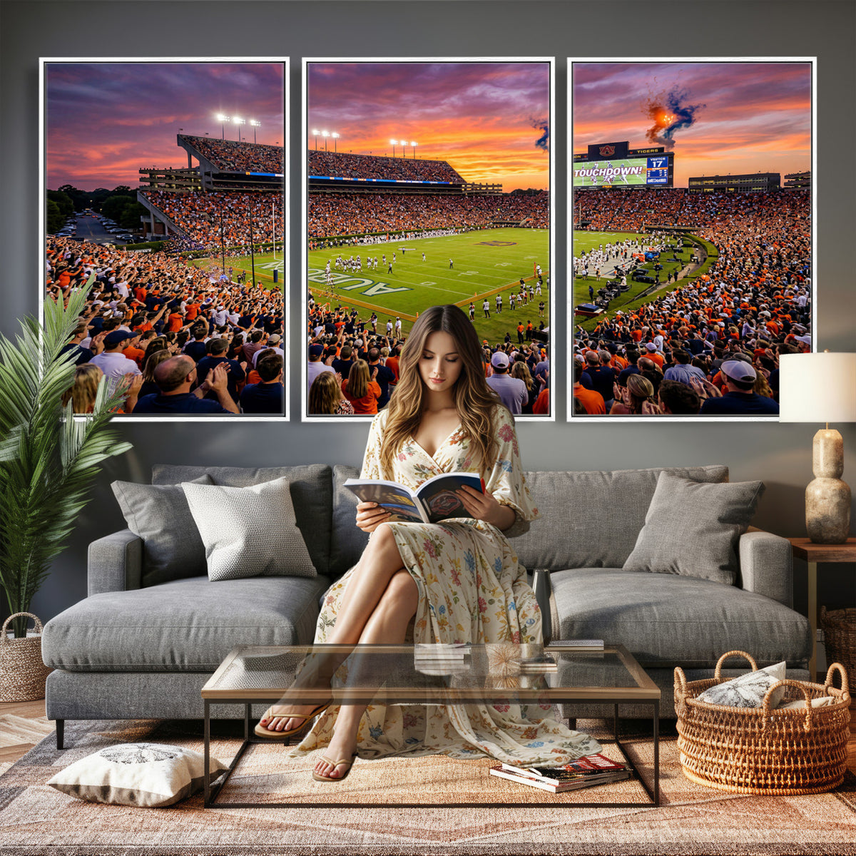 77756715-MGV-CV-36X24 - Stadium Wall Art Canvas Print