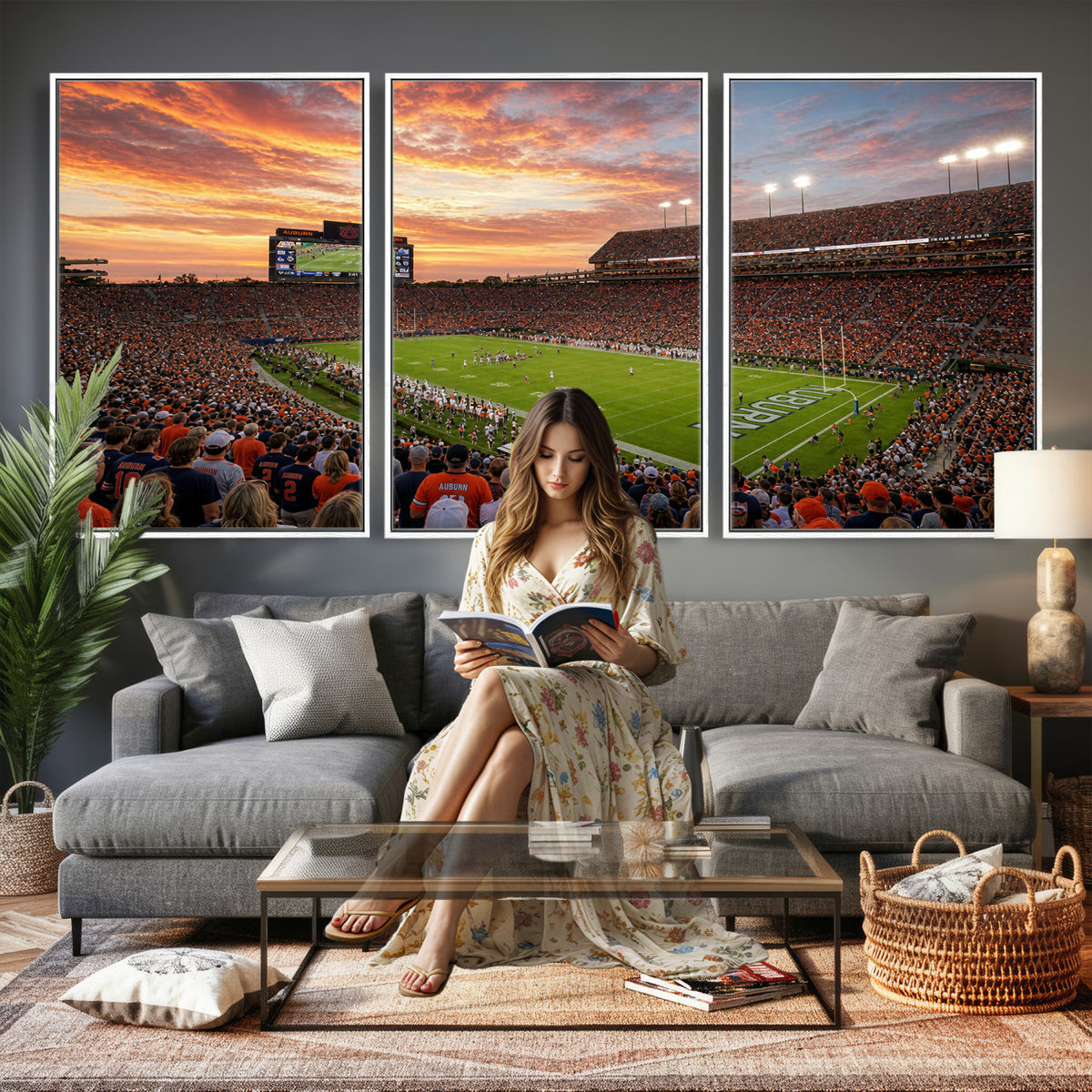 28631591-MGV-CV-36X24 - Stadium Wall Art Canvas Print