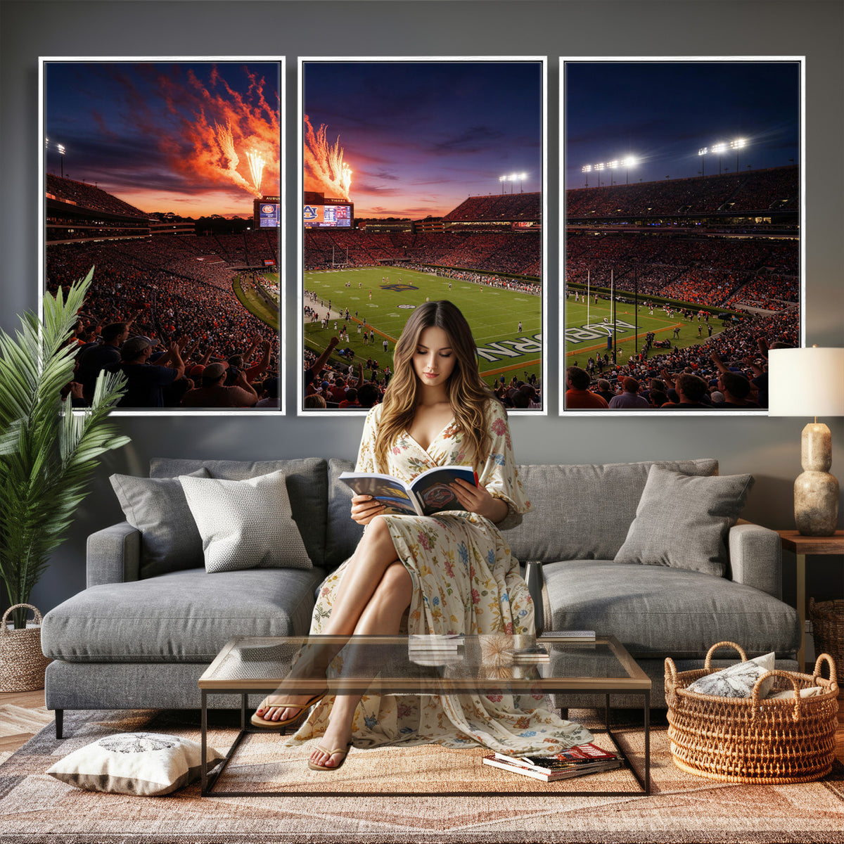 30686080-MGV-CV-36X24 - Stadium Wall Art Canvas Print