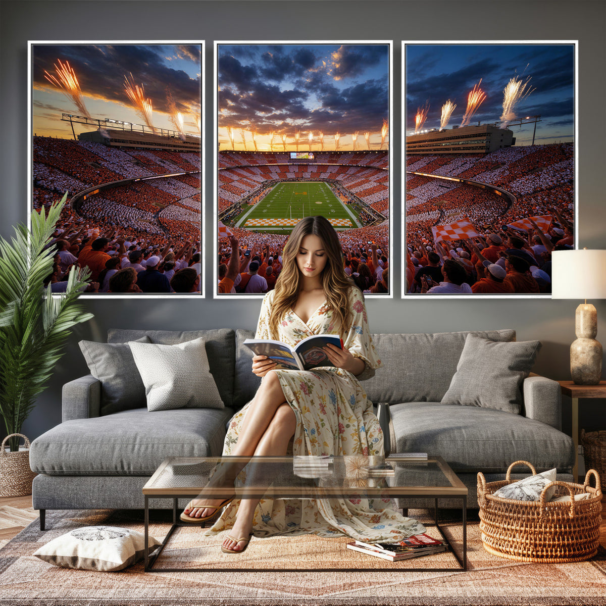 29672818-MGV-CV-36X24 - Stadium Wall Art Canvas Print