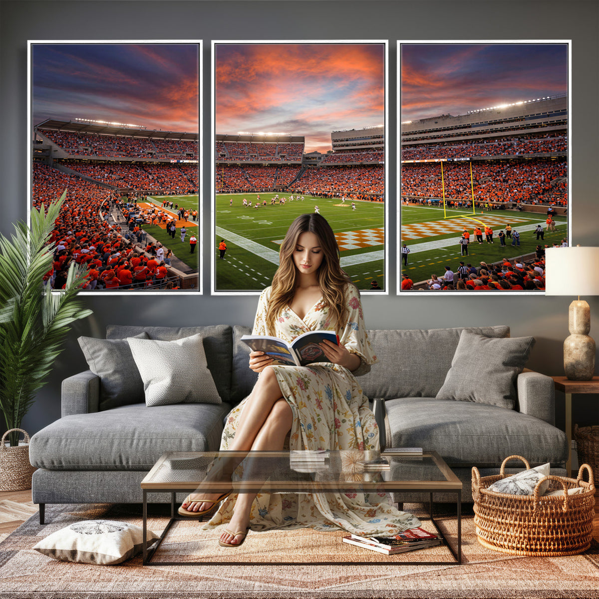 67648335-MGV-CV-36X24 - Stadium Wall Art Canvas Print