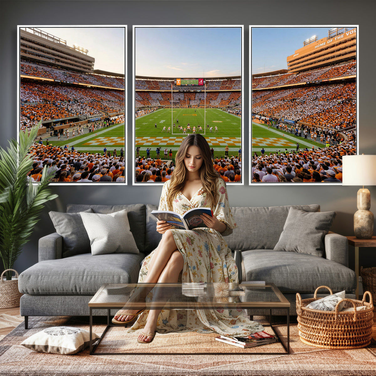 74509135-MGV-CV-36X24 - Stadium Wall Art Canvas Print