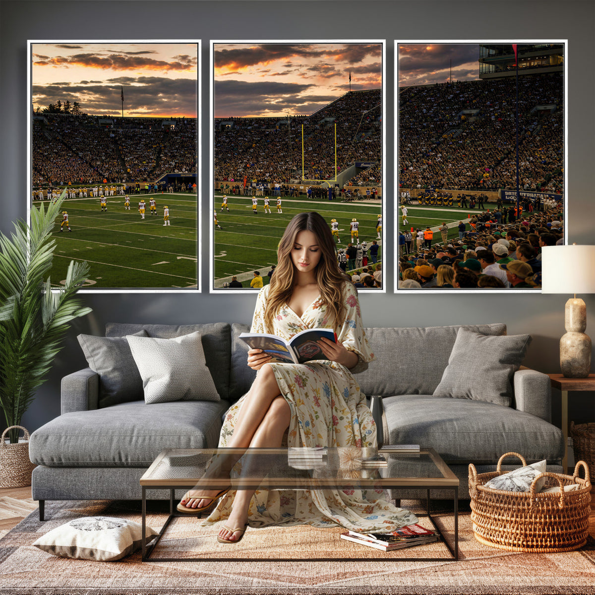 17703678-MGV-CV-36X24 - Stadium Wall Art Canvas Print